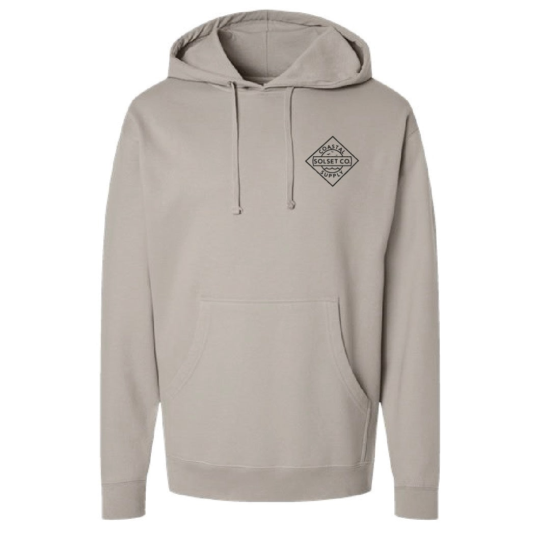 Coastal Supply Adult Unisex Hoodie, Cement
